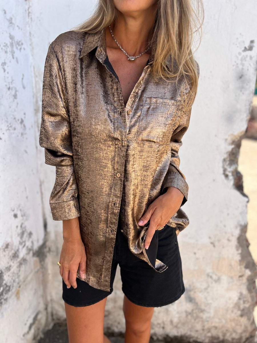 Louella - Chic Shimmer Shirt